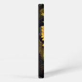 Etui iPhone 13 Monogramme du nom de la fleur de roue (Côté droit)