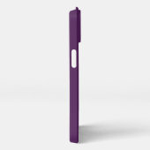 Etui iPhone 13 Monogramme Élégant Violet Feminine Minimaliste (Côté droit)