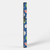 Etui iPhone 13 Monogramme floral Ditsy bleu (Côté droit)