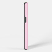 Etui iPhone 13 Monogramme Initial à Trois Lettres Rose Moderne (Côté droit)