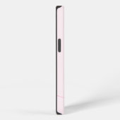 Etui iPhone 13 Monogramme Initial Rose Script Élégant Moderne (Côté droit)