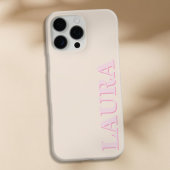 Etui iPhone 13 Monogramme moderne minimaliste