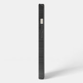 Etui iPhone 13 Monogramme Moderne Noir  (Côté gauche)