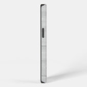 Etui iPhone 13 Monogramme Moderne Professionnel Gris Uni (Côté droit)