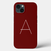 Monogramme Nom Initiale Moderne Simple Minimaliste