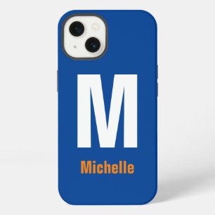 Etui iPhone 13 Monogramme Nom Propre Initial Moderne Simple Minim