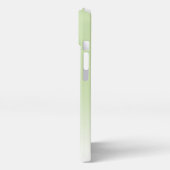 Etui iPhone 13 Monogramme vert à chaux simple et élégant personna (Côté gauche)