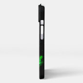 Etui iPhone 13 Monstre de flamme dans le ciel étoilé (Côté gauche)