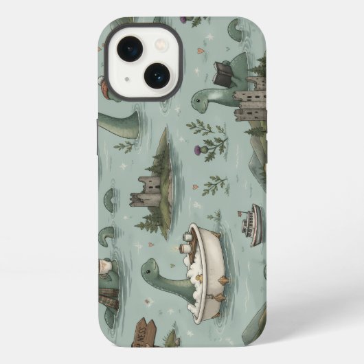 Etui iPhone 13 Monstre du Loch Ness  (Verso)