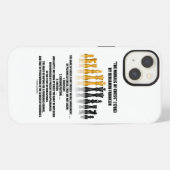 Etui iPhone 13 Moralité Des Échecs Benjamin Franklin Échecs Réflé (Verso Horizontal)