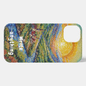 Etui iPhone 13 Mosaic Nature & Campagne Téléphone Case (Verso Horizontal)