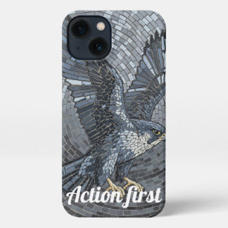 Etui iPhone 13 Mosaic Peregrine Falcon Action First Predator