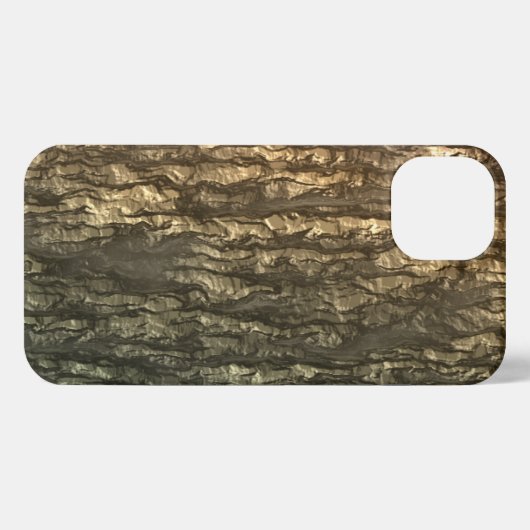 Etui iPhone 13 Mossy Bark Camo coque iphone (Verso Horizontal)