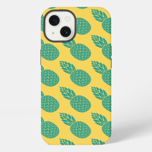 Etui iPhone 13 Motif Ananas (Verso)