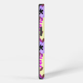 Etui iPhone 13 Motif blanc fleur (Côté droit)