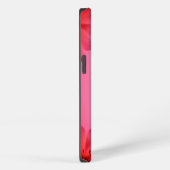 Etui iPhone 13 Motif botanique floral rose avec monogramme (Côté droit)