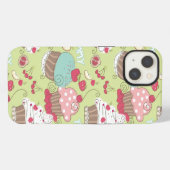 Etui iPhone 13 Motif de cupcake (Verso Horizontal)