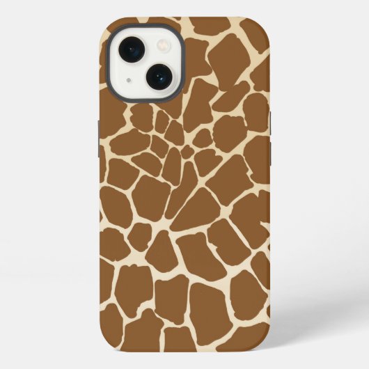 Etui iPhone 13 Motif de fourrure Giraffe Imprimer (Verso)