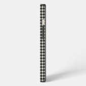 Etui iPhone 13 Motif de Houndstooth coque iphone Monogram (Côté gauche)