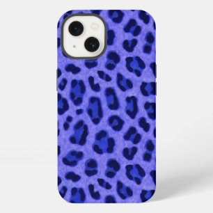 Etui iPhone 13 Motif de peau Poster de animal Lavender Blue Leopa