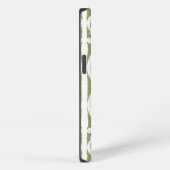 Etui iPhone 13 Motif de rinceaux vert olive étui iPhone Case-Mate (Côté droit)