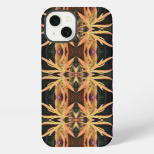 Etui iPhone 13 Motif d'étude de feuille