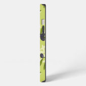 Etui iPhone 13 Motif d'olive (Côté gauche)