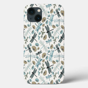 Etui iPhone 13 Motif élégant de libellule
