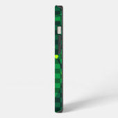 Etui iPhone 13 Motif Emo Vert Avec Cercles (Côté gauche)