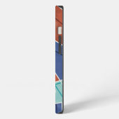 Etui iPhone 13 Motif Géométrique (Côté gauche)