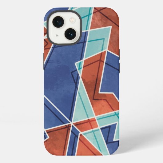 Etui iPhone 13 Motif Géométrique (Verso)