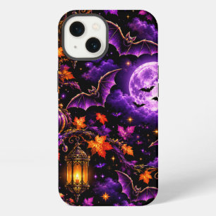 Etui iPhone 13 Motif gothique envoûtant de Halloween sous la lumi