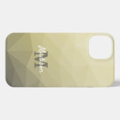 Etui iPhone 13 Motif gris clair gris foncé (Verso Horizontal)