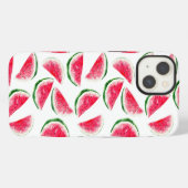 Etui iPhone 13 Motif mignon d'ananas et de pastèque (Verso Horizontal)