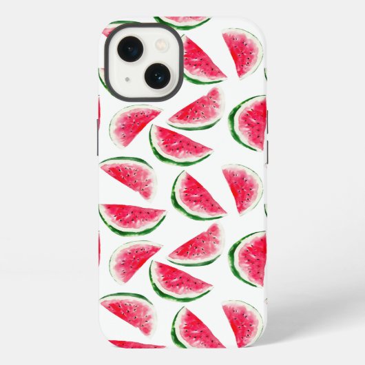 Etui iPhone 13 Motif mignon d'ananas et de pastèque (Verso)