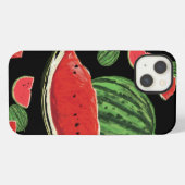 Etui iPhone 13 Motif Pastèques (Verso Horizontal)