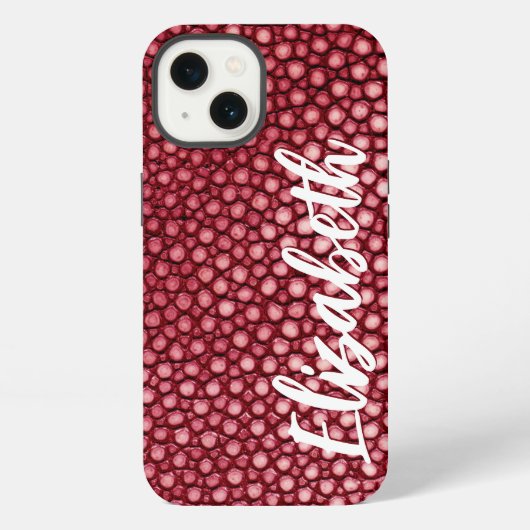 Etui iPhone 13 Motif rouge (Verso)