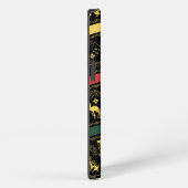 Etui iPhone 13 Motif superposé de Qilin (Côté droit)