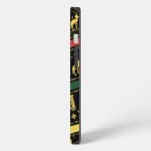 Etui iPhone 13 Motif superposé de Qilin (Côté gauche)