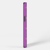 Etui iPhone 13 Motif triangle violet moderne (Côté droit)