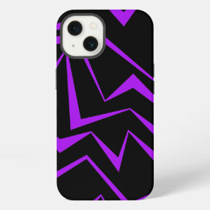 Etui iPhone 13 Motif zigzag géométrique abstrait, audacieux et vi