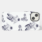 Etui iPhone 13 Moto Cross (Verso Horizontal)