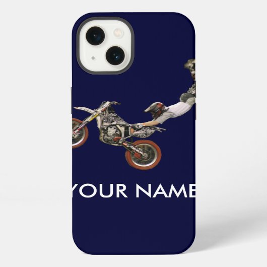Etui iPhone 13 motocross (Verso)