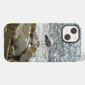 Etui iPhone 13 Mouette et mer (Verso Horizontal)