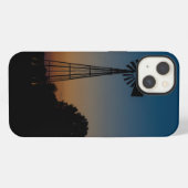 Etui iPhone 13 Moulin à vent du coucher de soleil d'Ozark (Verso Horizontal)