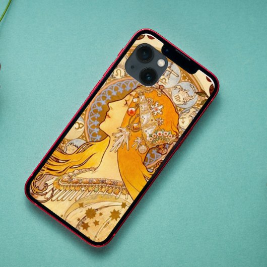 Etui iPhone 13 Mucha Zodiac