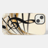 Etui iPhone 13 Musique - clé de sol Case-Mate coque iPhone (Verso Horizontal)
