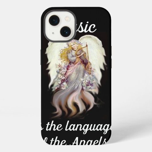 Etui iPhone 13 Musique Le Langage Des Anges (Verso)