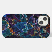 Etui iPhone 13 Nappe de pétrole (Verso Horizontal)