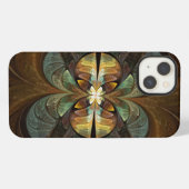 Etui iPhone 13 Natures Matrix Bumble Bee Abstrait (Verso Horizontal)